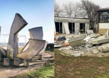 Monument-simbol al Costineștiului, distrus de un privat