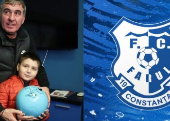 Copilul care a plâns după meciul Farului cu Dinamo a fost găsit! Ce cadou a primit de la Hagi (FOTO)