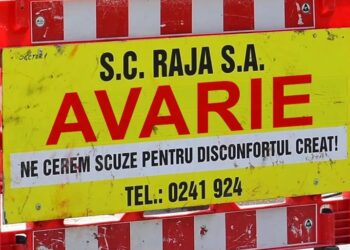 Avarie RAJA pe o stradă din Mamaia Sat!