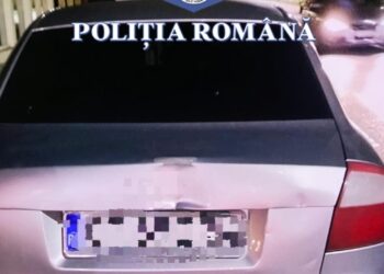 Urmărire ca-n filme pe străzile din Mihail Kogălniceanu. Un bărbat a fost reținut de polițiști