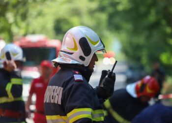 Exercițiu de incendiu în județul Tulcea