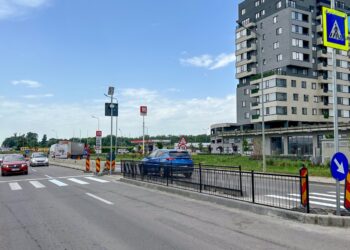 O nouă trecere de pietoni prevăzută cu scuar, înființată la Constanța