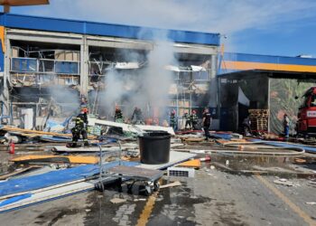 UPDATE: Explozie urmată de incendiu la un magazin de bricolaj. Cel puțin 10 persoane au fost rănite (FOTO/VIDEO)