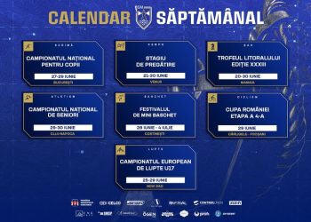 Final de iunie cu multe competiții sportive