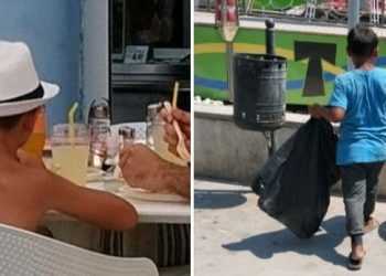 Doi copii, două lumi diferite. Prinț și cerșetor, în Eforie