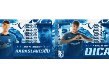 Victor Dican și Eduard Radaslavescu, la Farul Constanța