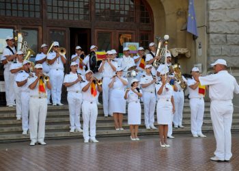 Concerte de muzică militară, de Ziua Marinei, în Constanța, Brăila, Mangalia și București