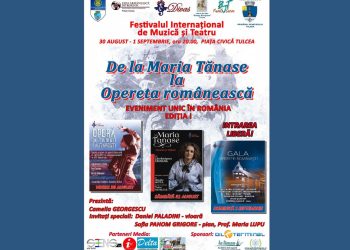 Festivalul de muzică şi teatru „De la Maria Tănase la opereta românească” începe vineri, la Tulcea