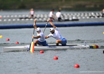 Ilie Sprincean și Oleg Nuță, locul 9 la proba de canoe dublu 500 m