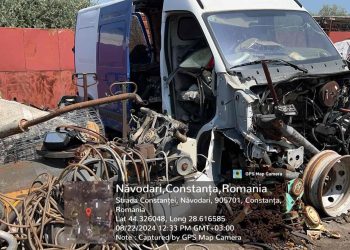 Centru de colectare fier vechi din Năvodari, sanctionat de Garda de Mediu
