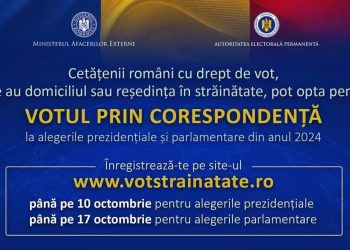 MAE a publicat ghidul alegătorului prin corespondenţă. Iată care sunt datele limită pentru înscriere