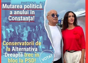 200 de membri ai partidului Alternativa Dreaptă se alătură PSD Constanța