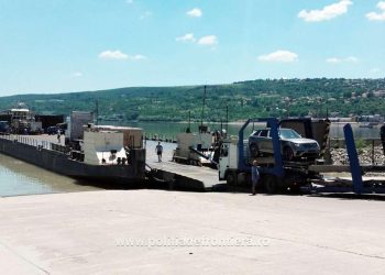 Nivel scăzut al Dunării. Trecerile cu bacul, la Bechet, suspendate