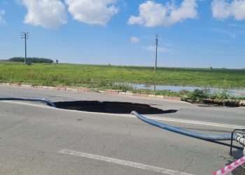 UPDATE – S-a surpat DJ 226, între localitățile Năvodari și Lumina