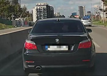 Șofer de BMW, haos pe șosea! Iată imaginile (VIDEO)