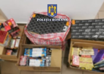 Percheziții în localitatea Negureni: 100 kg de articole pirotehnice, confiscate