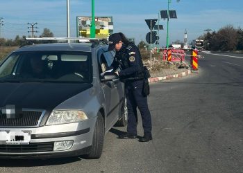 Razie cu efective mărite în Năvodari
