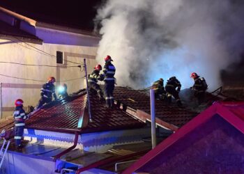 Incendiu la o casă din Tulcea