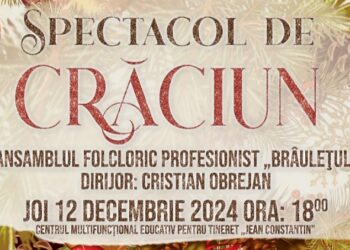 Spectacol de Crăciun al Ansamblului Folcloric Profesionist „Brâulețul” cu invitați de excepție, la Constanța