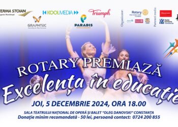 Elevii distinși pentru contribuțiile remarcabile în IT, robotică și cercetare, premiați de Rotary Cetatea Tomis