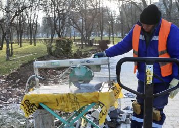 Parcul Tăbăcărie, aproape de finalizare. Vezi ce spune primarul despre lucrările de reabilitare