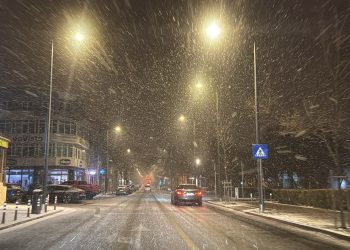 Ninge la Constanța! Risc de polei pe drumurile din oraș