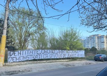 (GALERIE FOTO) Suporterii Farului cer administrației locale să își respecte promisiunile și să construiască noul stadion „Gheorghe Hagi“